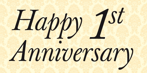 Anniversary Paper Banner Template Image