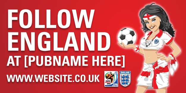 World Cup Follow England Banner Template Image